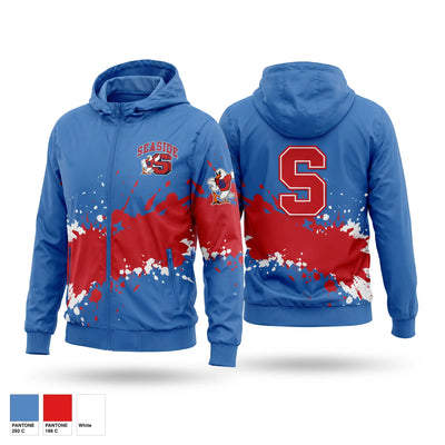 Seaside seagulls Windbreaker - 1