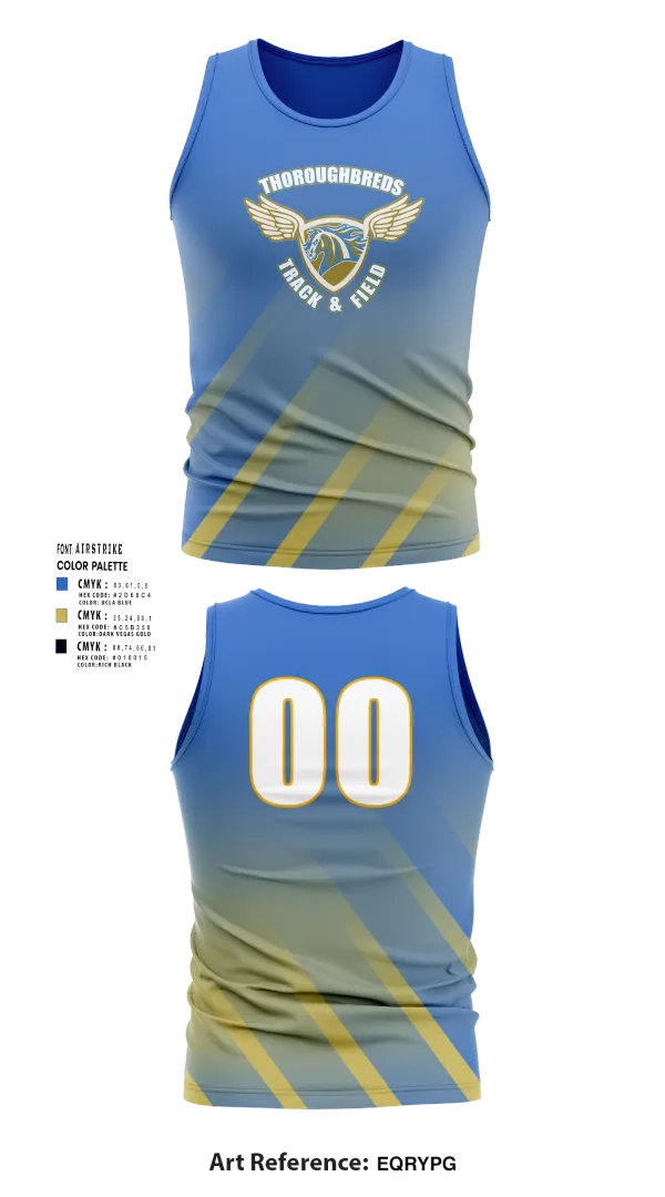 Tank Top, Thoroughbreds Track Club, Track & Field, Teamtime, Team time, sublimation, custom sports apparel, team uniforms, spirit wear, spiritwear, sports uniforms, custom shirts, team store, custom team store, fundraiser sports, apparel fundraiser