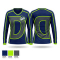 Texas Dubs 34841812 Women's Long Sleeve V-neck Shirt - 1