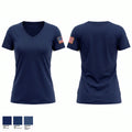 LIFELINE AMBULANCE Women's Short Sleeve V-neck Shirt - 1