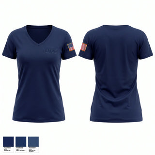 Womens Short Sleeve Vneck Shirt, LIFELINE AMBULANCE, EMS/EMT, Teamtime, Team time, sublimation, custom sports apparel, team uniforms, spirit wear, spiritwear, sports uniforms, custom shirts, team store, custom team store, fundraiser sports, apparel fundraiser