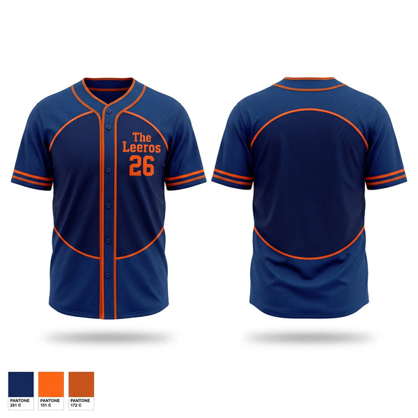 Full Button Baseball Jersey, The Leñeros 26, Baseball, Teamtime, Team time, sublimation, custom sports apparel, team uniforms, spirit wear, spiritwear, sports uniforms, custom shirts, team store, custom team store, fundraiser sports, apparel fundraiser