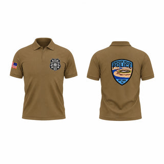 Short Sleeve Performance Polo, Surfside Beach Tx, Police, Police, Teamtime, Team time, sublimation, custom sports apparel, team uniforms, spirit wear, spiritwear, sports uniforms, custom shirts, team store, custom team store, fundraiser sports, apparel fundraiser