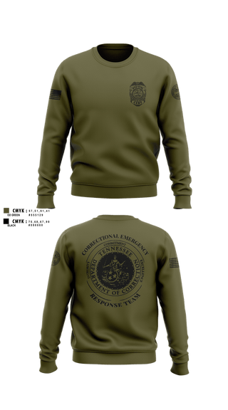 Crew Neck Sweatshirt, TDOC SPECIAL OPERATIONS, Police, Teamtime, Team time, sublimation, custom sports apparel, team uniforms, spirit wear, spiritwear, sports uniforms, custom shirts, team store, custom team store, fundraiser sports, apparel fundraiser