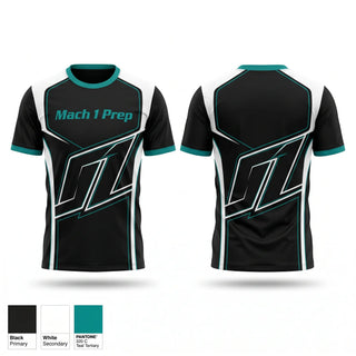 Short Sleeve Performance Shirt, Mach 1 Prep, Track & Field, Teamtime, Team time, sublimation, custom sports apparel, team uniforms, spirit wear, spiritwear, sports uniforms, custom shirts, team store, custom team store, fundraiser sports, apparel fundraiser