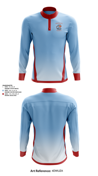 Quarter Zip Jacket, Crismon Rattlers, Women's Basketball, Teamtime, Team time, sublimation, custom sports apparel, team uniforms, spirit wear, spiritwear, sports uniforms, custom shirts, team store, custom team store, fundraiser sports, apparel fundraiser