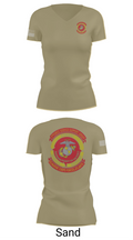 Det ‘A’ 2nd FSSG 3406269 Women's Short Sleeve V-neck Shirt - 88