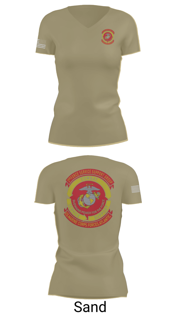 Womens Short Sleeve Vneck Shirt, Det ‘A’ 2nd FSSG, , Teamtime, Team time, sublimation, custom sports apparel, team uniforms, spirit wear, spiritwear, sports uniforms, custom shirts, team store, custom team store, fundraiser sports, apparel fundraiser