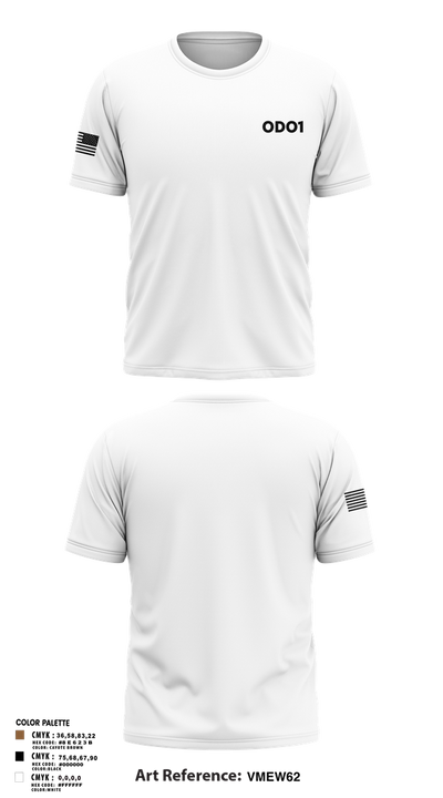 ODO1 96480640 Short Sleeve Performance Shirt - 2