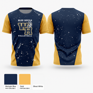 Short Sleeve Performance Shirt, Blue devils volleyball, Men's Volleyball, Teamtime, Team time, sublimation, custom sports apparel, team uniforms, spirit wear, spiritwear, sports uniforms, custom shirts, team store, custom team store, fundraiser sports, apparel fundraiser