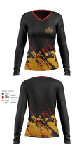 Alpha One Immortals 7766143 Women's Long Sleeve V-neck Shirt - 1