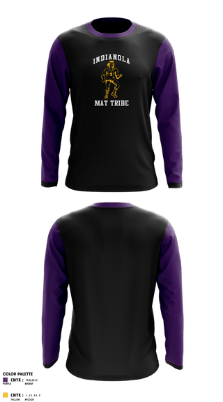 Long Sleeve Performance Shirt, Indianola Mat Tribe, Wrestling, Teamtime, Team time, sublimation, custom sports apparel, team uniforms, spirit wear, spiritwear, sports uniforms, custom shirts, team store, custom team store, fundraiser sports, apparel fundraiser