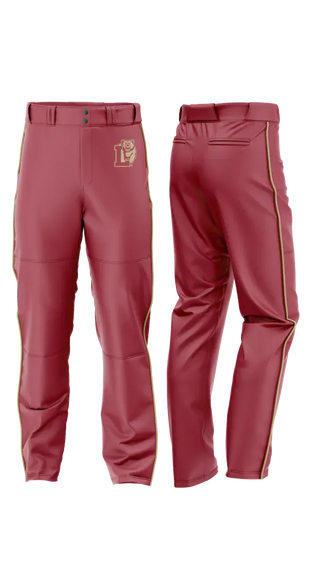 Baseball Pants, Logan High School Baseball, Baseball, Teamtime, Team time, sublimation, custom sports apparel, team uniforms, spirit wear, spiritwear, sports uniforms, custom shirts, team store, custom team store, fundraiser sports, apparel fundraiser