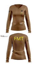 SOJTF 69323928 Women's Long Sleeve V-neck Shirt - 10