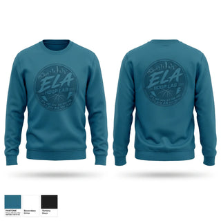 Crew Neck Sweatshirt, ELA hoopers, Women's Basketball, Teamtime, Team time, sublimation, custom sports apparel, team uniforms, spirit wear, spiritwear, sports uniforms, custom shirts, team store, custom team store, fundraiser sports, apparel fundraiser