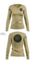 Colorado Combat Conference 90728248 Women's Long Sleeve V-neck Shirt - 23