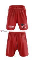 Flagpoles Honoring Our Veterans Athletic Shorts With Pockets - 11