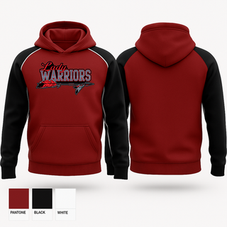 Hoodie, Idabel Lady Warriors Basketball, Women's Basketball, Teamtime, Team time, sublimation, custom sports apparel, team uniforms, spirit wear, spiritwear, sports uniforms, custom shirts, team store, custom team store, fundraiser sports, apparel fundraiser