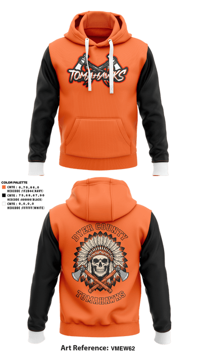 Dyer County Tomahawks 6526413 Hoodie - 21