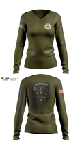STARS Women's Long Sleeve V-neck Shirt - 5