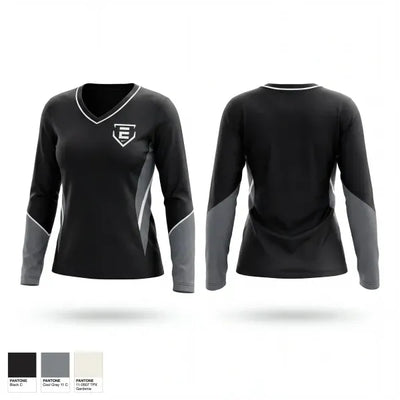 Elite Umpires 74061112 Women's Long Sleeve V-neck Shirt - 1