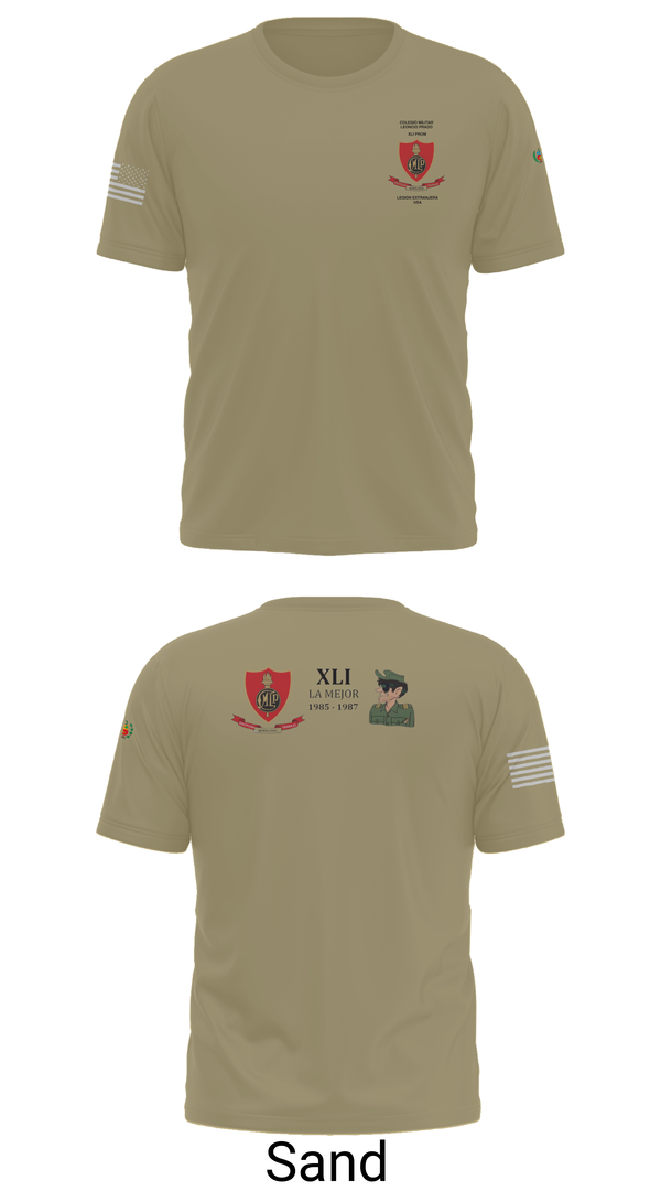 Old School Cotton Feel Shirt, CMLP41, Army, Teamtime, Team time, sublimation, custom sports apparel, team uniforms, spirit wear, spiritwear, sports uniforms, custom shirts, team store, custom team store, fundraiser sports, apparel fundraiser