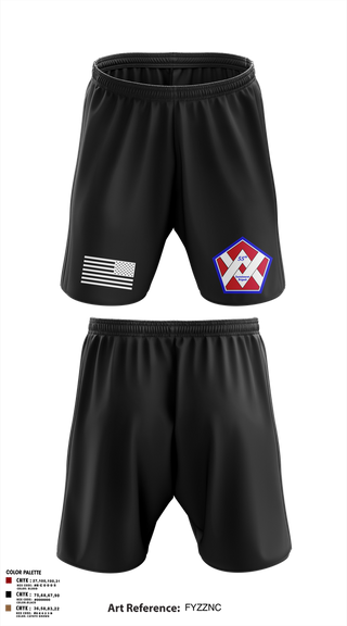 Athletic Shorts With Pockets, 55th Sustainment Brigade, , Teamtime, Team time, sublimation, custom sports apparel, team uniforms, spirit wear, spiritwear, sports uniforms, custom shirts, team store, custom team store, fundraiser sports, apparel fundraiser