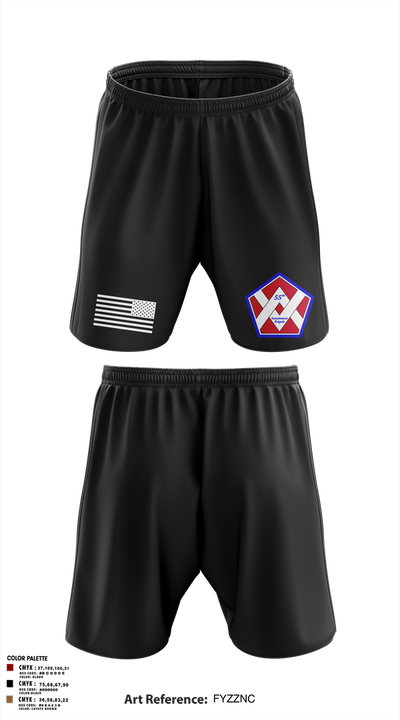 55th Sustainment Brigade 67361333 Athletic Shorts With Pockets - 3