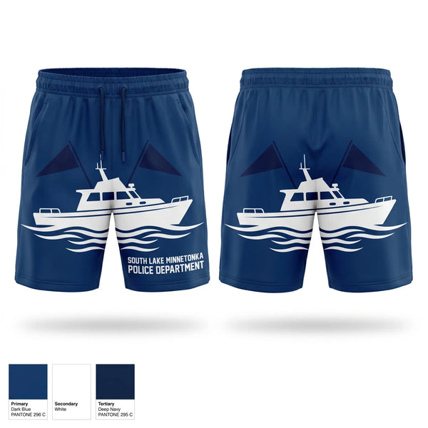 Athletic Shorts With Pockets, South Lake Minnetonka Police Department, Police, Teamtime, Team time, sublimation, custom sports apparel, team uniforms, spirit wear, spiritwear, sports uniforms, custom shirts, team store, custom team store, fundraiser sports, apparel fundraiser