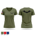 HQBN 89298596 Women's Short Sleeve V-neck Shirt - 1