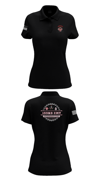133rd Construction Management Team 6811495 Women's Short Sleeve Performance Polo  - 35