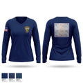 Hawthorne Police Department Women's Long Sleeve V-neck Shirt - 1