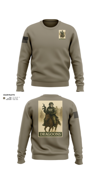 Crew Neck Sweatshirt, ATC LEA, Army, Teamtime, Team time, sublimation, custom sports apparel, team uniforms, spirit wear, spiritwear, sports uniforms, custom shirts, team store, custom team store, fundraiser sports, apparel fundraiser
