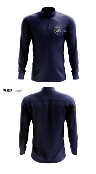 Quarter Zip Jacket, Orrville Police Department, Police, Teamtime, Team time, sublimation, custom sports apparel, team uniforms, spirit wear, spiritwear, sports uniforms, custom shirts, team store, custom team store, fundraiser sports, apparel fundraiser
