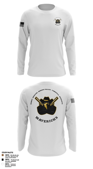 Long Sleeve Performance Shirt, Mavericks, , Teamtime, Team time, sublimation, custom sports apparel, team uniforms, spirit wear, spiritwear, sports uniforms, custom shirts, team store, custom team store, fundraiser sports, apparel fundraiser