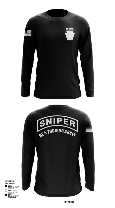 Zodiac 61144818 Long Sleeve Performance Shirt 103