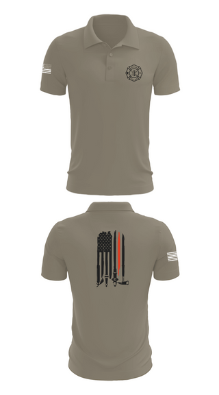 Short Sleeve Performance Polo, Odessa Fire Department, Fire Department, Teamtime, Team time, sublimation, custom sports apparel, team uniforms, spirit wear, spiritwear, sports uniforms, custom shirts, team store, custom team store, fundraiser sports, apparel fundraiser