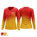 Bridgeport High School Basketball 84427267 Women's Long Sleeve V-neck Shirt - 5