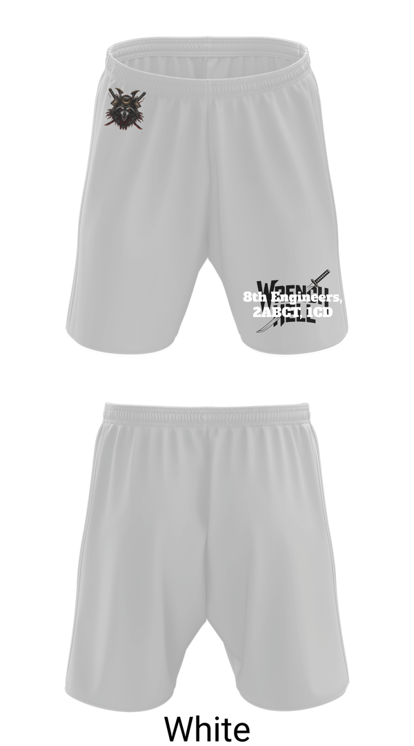 Athletic Shorts With Pockets, 8th Engineers, 2ABCT, 1CD, Army, Teamtime, Team time, sublimation, custom sports apparel, team uniforms, spirit wear, spiritwear, sports uniforms, custom shirts, team store, custom team store, fundraiser sports, apparel fundraiser