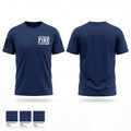JEFFERSON FIRE DEPARTMENT 37025593 Old School Cotton Feel Shirt - 1