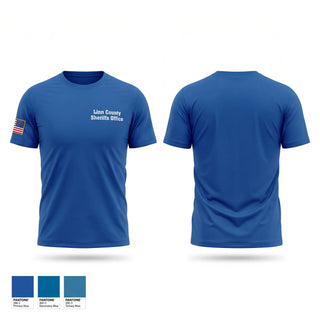 Short Sleeve Performance Shirt, Linn County Sheriff’s Office, Police, Teamtime, Team time, sublimation, custom sports apparel, team uniforms, spirit wear, spiritwear, sports uniforms, custom shirts, team store, custom team store, fundraiser sports, apparel fundraiser
