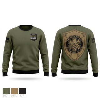 Crew Neck Sweatshirt, Recruiting and Retention Battalion, National Guard, Teamtime, Team time, sublimation, custom sports apparel, team uniforms, spirit wear, spiritwear, sports uniforms, custom shirts, team store, custom team store, fundraiser sports, apparel fundraiser