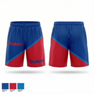Athletic Shorts With Pockets, Quakers, Wrestling, Teamtime, Team time, sublimation, custom sports apparel, team uniforms, spirit wear, spiritwear, sports uniforms, custom shirts, team store, custom team store, fundraiser sports, apparel fundraiser
