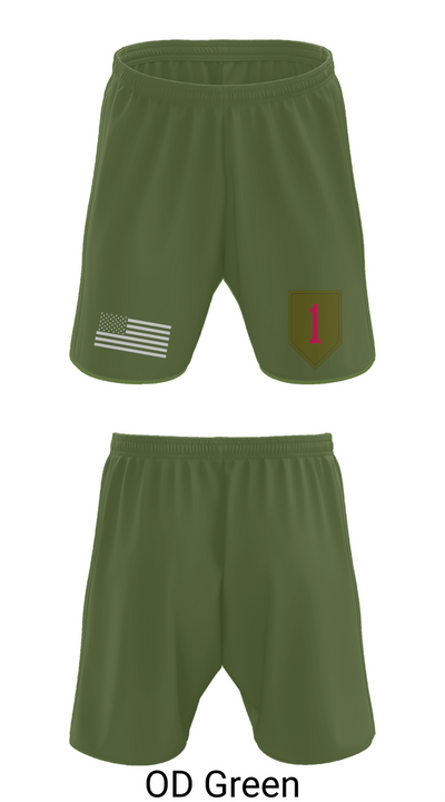 1st Infantry Division 14744110 Athletic Shorts With Pockets - 49