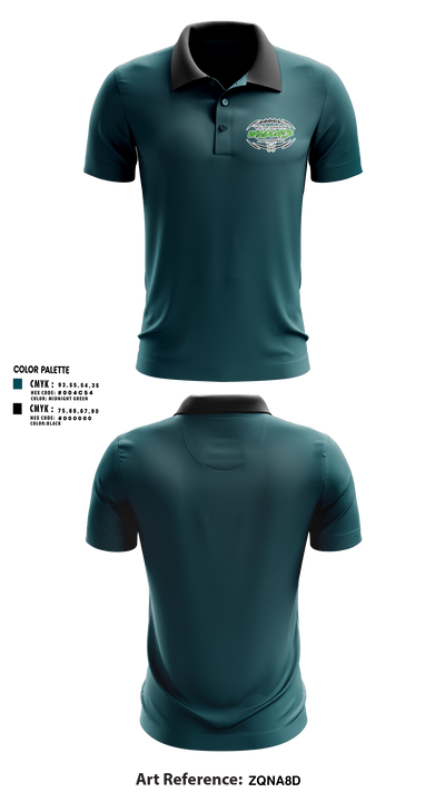 Walter Johnson High School Wildcats 54894865 Short Sleeve Performance Polo - 6