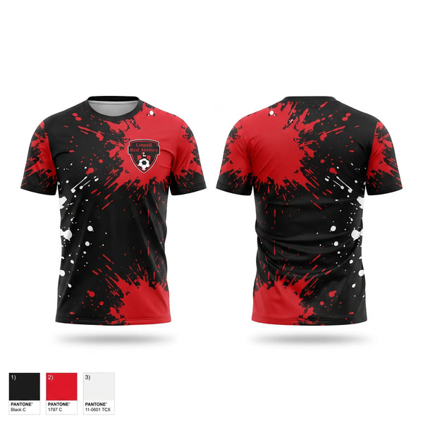 Short Sleeve Performance Shirt, Lowell Red Arrows, Men's Soccer, Teamtime, Team time, sublimation, custom sports apparel, team uniforms, spirit wear, spiritwear, sports uniforms, custom shirts, team store, custom team store, fundraiser sports, apparel fundraiser