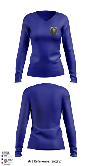 Womens Long Sleeve Vneck Shirt, Charlie Shift, , Teamtime, Team time, sublimation, custom sports apparel, team uniforms, spirit wear, spiritwear, sports uniforms, custom shirts, team store, custom team store, fundraiser sports, apparel fundraiser