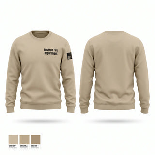 Crew Neck Sweatshirt, Bushton Fire Department, Fire Department, Teamtime, Team time, sublimation, custom sports apparel, team uniforms, spirit wear, spiritwear, sports uniforms, custom shirts, team store, custom team store, fundraiser sports, apparel fundraiser