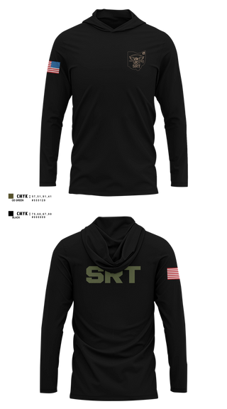 Long Sleeve hooded sunshirt, ACSO SRT, Police, Teamtime, Team time, sublimation, custom sports apparel, team uniforms, spirit wear, spiritwear, sports uniforms, custom shirts, team store, custom team store, fundraiser sports, apparel fundraiser