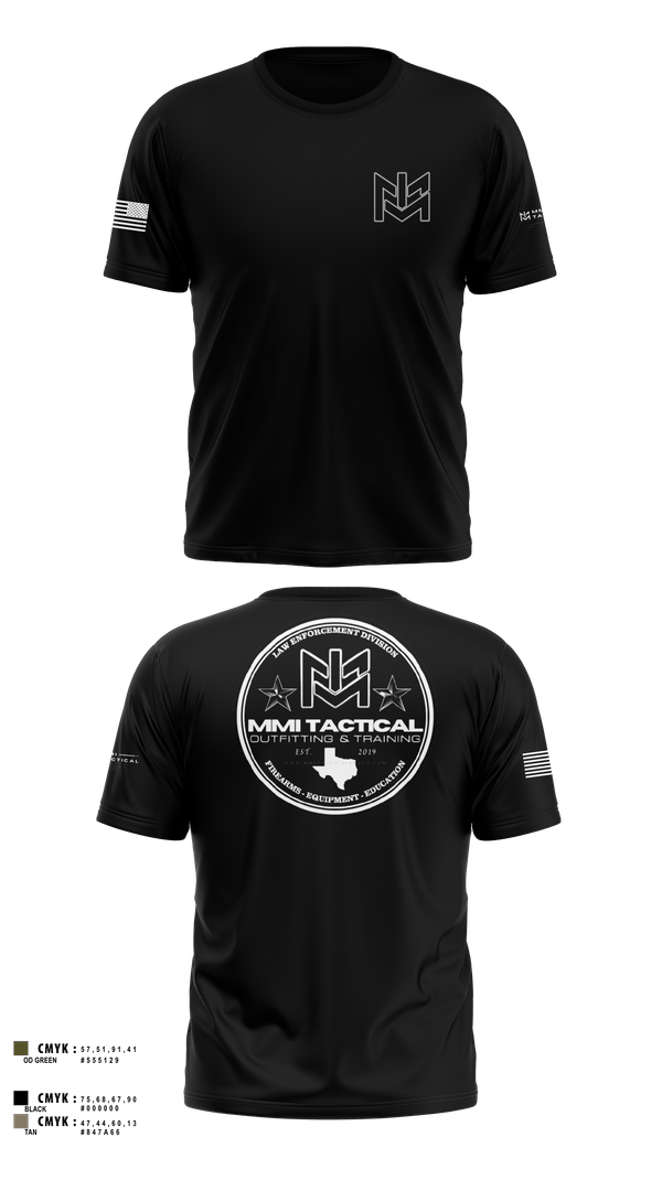 MMI TACTICAL 30952964 Old School Cotton Feel Shirt - 100